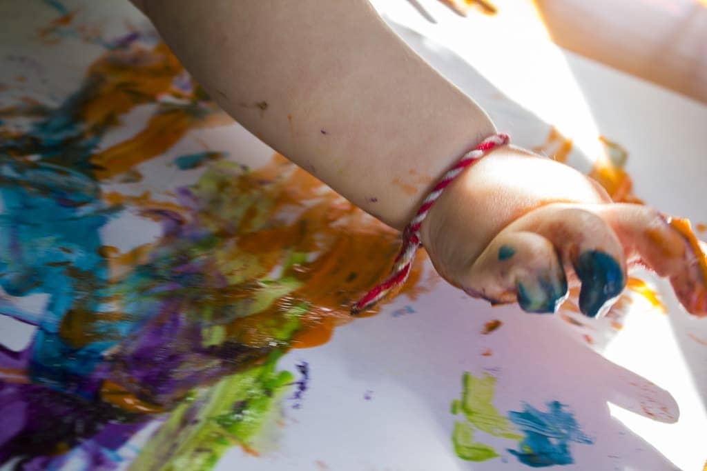Painting fingers