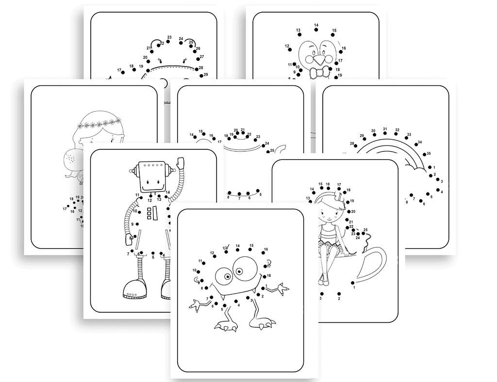 Free Printable Dot to Dot Worksheets