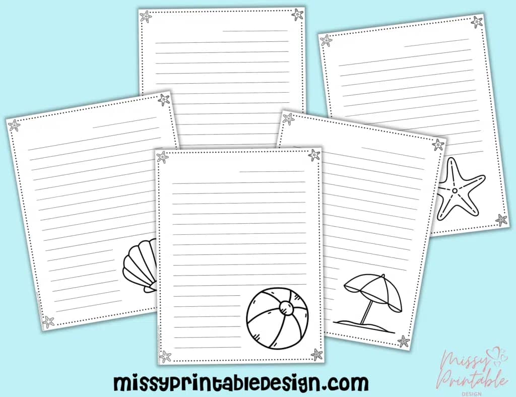 summer journal printable