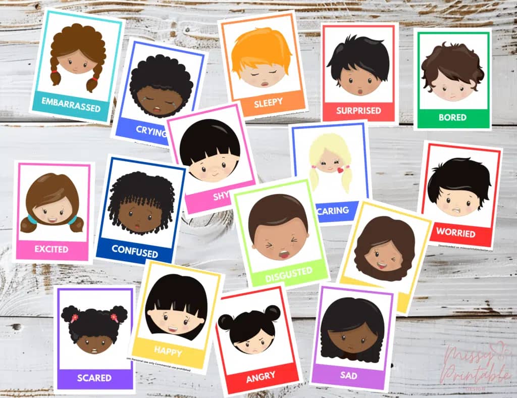 Free Printable Emotions Flashcards