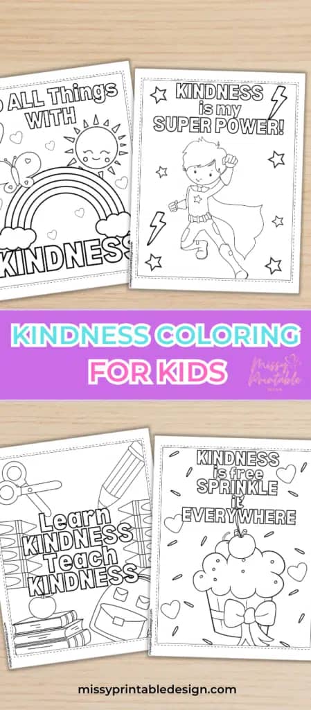 Free Printable Kindness Coloring Pages