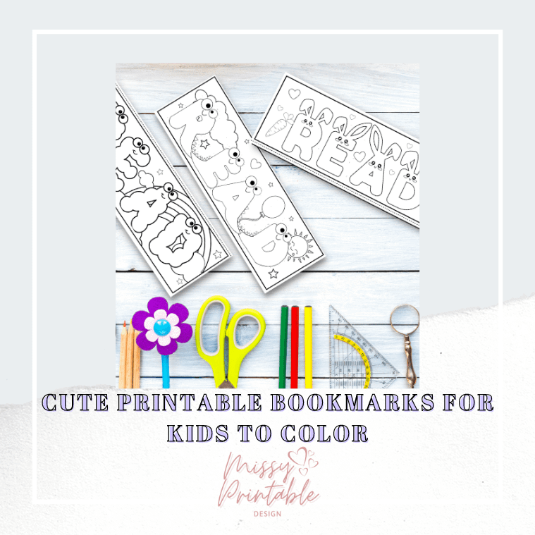 coloring bookmarks kids