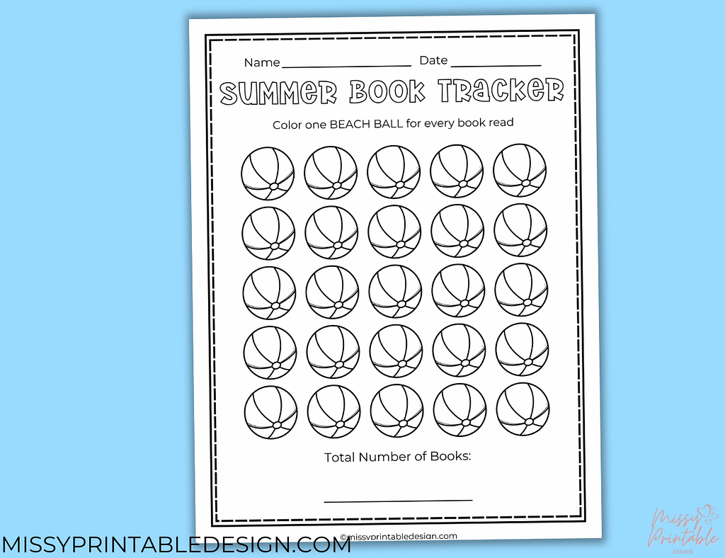 Summer Reading Tracker